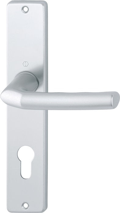 HOPPE long plate set Birmingham 1117/202SP Aluminium F1 ( 3000252986 )