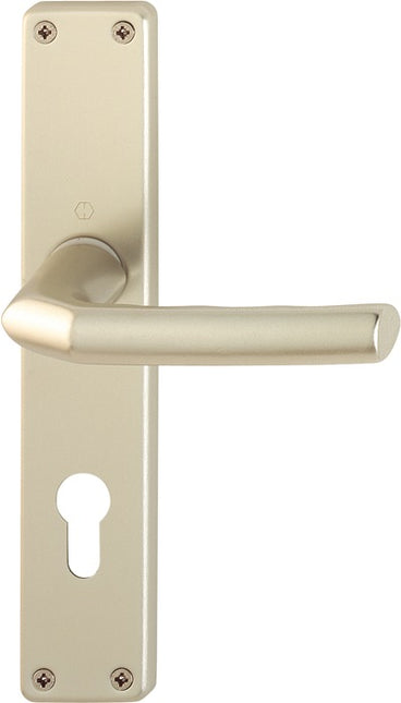 HOPPE set di piastre lunghe Birmingham 1117/202SP alluminio F2 ( 3000252989 )