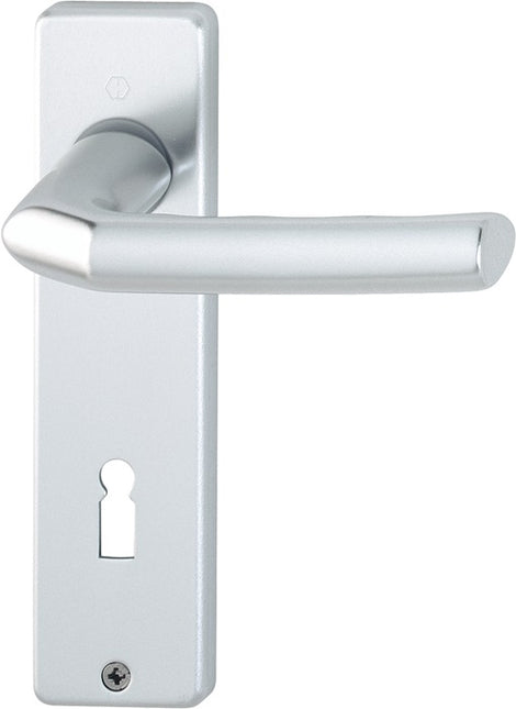 HOPPE short escutcheon set Birmingham 1117/202KP Aluminium F1 ( 3000252946 )