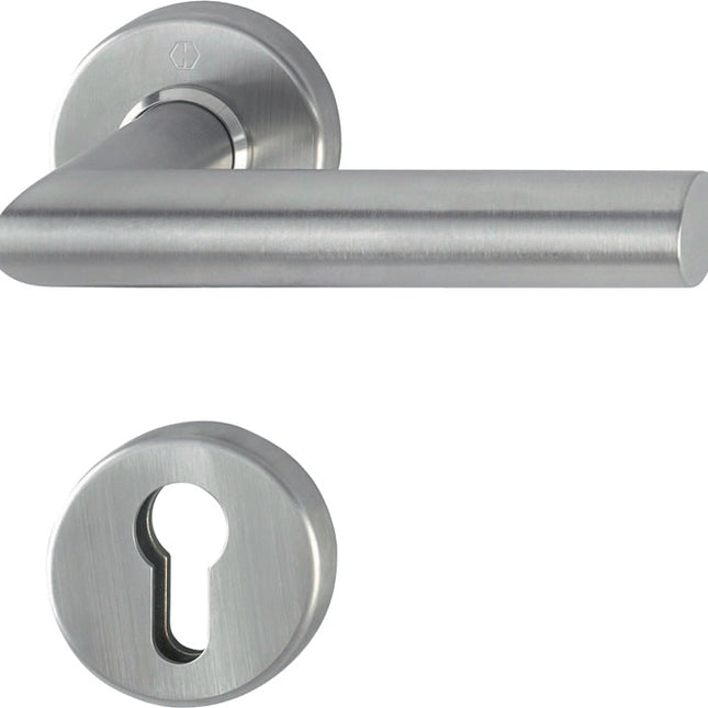 Zestaw połówek rozety HOPPE Amsterdam E1400Z/42/42S Stal nierdzewna F69 ( 3000220053 )