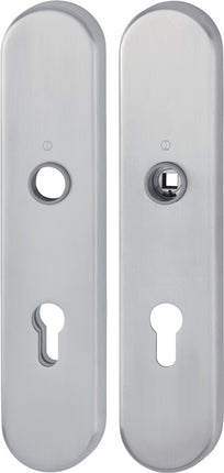 HOPPE coppia di piastre lunghe E3331/3310 opache F69 ( 3000209801 )