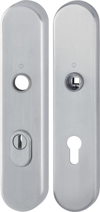 HOPPE par de placas largas E3332ZA/3310 mate F69 ( 3000209805 )