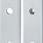 HOPPE Langschildpaar E3331/3310 F1 / silberfarbig F1 ( 3000209802 )