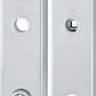 HOPPE coppia di piastre lunghe E3332ZA/3310 F1 / argento F1 ( 3000209807 )