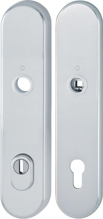 HOPPE coppia di piastre lunghe E3332ZA/3310 F1 / argento F1 ( 3000209807 )