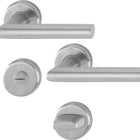 HOPPE Rosettengarnitur Utrecht E1444Z/17KV/17KVS Edelstahl F69 ( 3000220005 )