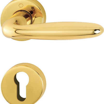 HOPPE Rosettengarnitur Verona M151/42KV/42KVS Messing F71 ( 3000253733 )