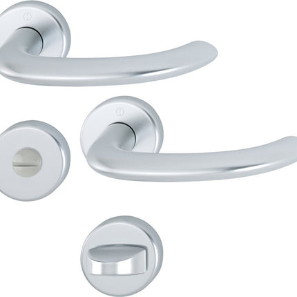 HOPPE Rosettengarnitur Marseille 1138/42KV/42KVS Aluminium F1 ( 3000252250 )