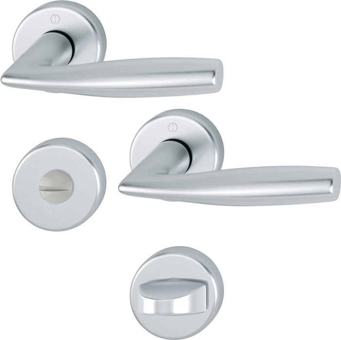 HOPPE Escutcheon set Vitória 1515/42KV/42KVS Aluminium F1 ( 3000252253 )