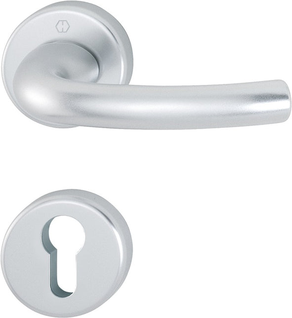 HOPPE Set di rosette Tôkyô 1710 / 42KV / 42KVS Alluminio F1 ( 3000252592 )