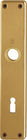 HOPPE coppia di piastre lunghe 202SP F4 / bronzo F4 ( 3000252126 )