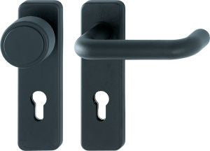 Zestaw przeciwpożarowy HOPPE Paris FS-K58 / 202K / 138 PVC-U F9005M D/K ( 3000251117 )