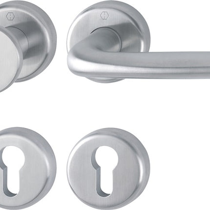 HOPPE Rosettengarnitur Cardiff E48/17KV/17KVS/1850Z Edelstahl F69 ( 3000252139 )