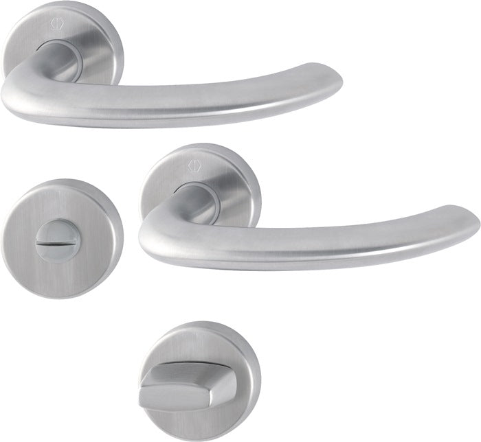 HOPPE Set di rosette Marsiglia E1138Z/42KV/42KVS Acciaio inox F69 ( 3000252283 )