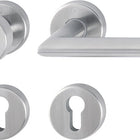 HOPPE Juego de escudos Estocolmo E58/42KV/42KVS/1140Z Acero inoxidable F69 ( 3000252354 )