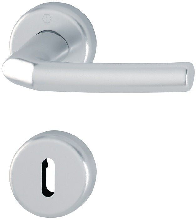 HOPPE Rosette set Birmingham 1117/17KV/17KVS Aluminium F1 ( 3000203402 )