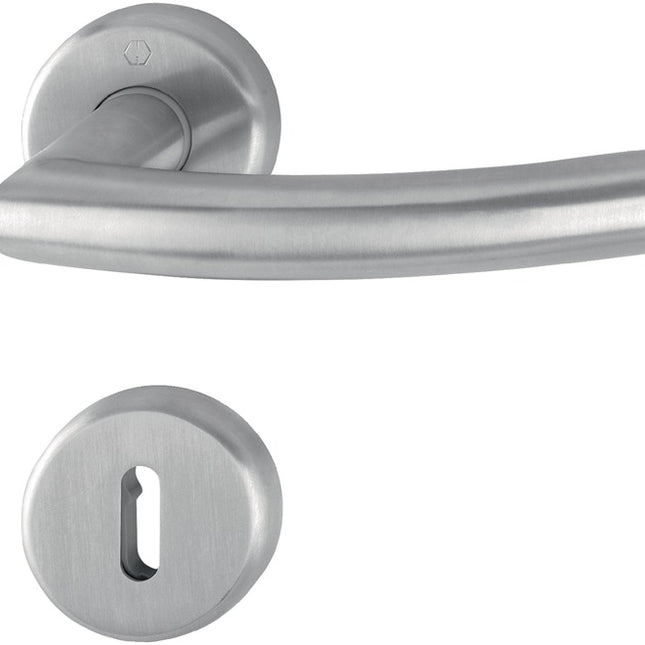 HOPPE Rosettengarnitur Narvik E1430ZP/17KV/17KVS Edelstahl F69 ( 3000252275 )