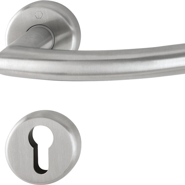 HOPPE Zestaw rozet Narvik E1430ZP/17KV/17KVS Stal nierdzewna F69 ( 3000252276 )