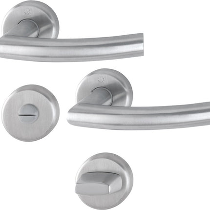 HOPPE Rosettengarnitur Narvik E1430ZP/17KV/17KVS Edelstahl F69 ( 3000252277 )