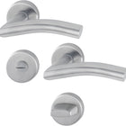 HOPPE Rosette set Antwerp E1402Z/42KV/42KVS Stainless steel F69 ( 3000252907 )