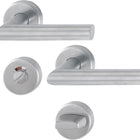 HOPPE Set di rosette Amsterdam E1400/42H/42HKVS Acciaio inox F69 ( 3000203116 )