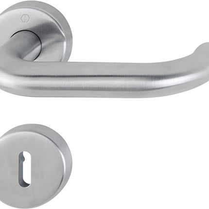 HOPPE rosone Paris E138/42H/42HKVS acciaio inox F69 ( 3000203100 )