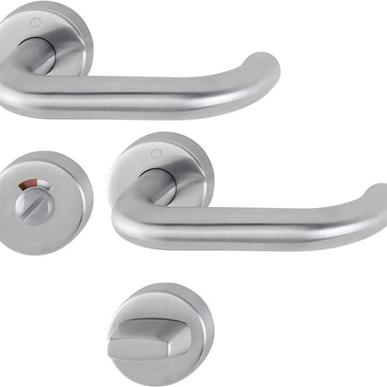 HOPPE rose set Paris E138/42H/42HKVS stainless steel F69 ( 3000203102 )