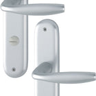 Juego de platos largos HOPPE New York 1810/273P Aluminio F1 ( 3000203552 )