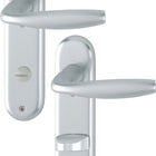 HOPPE set di rosette corte New York 1810/273KP Alluminio F1 ( 3000203556 )