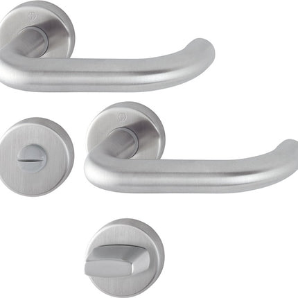 HOPPE Juego de roseta Paris E138Z/42KV/42KVS Acero inoxidable F69 ( 3000203010 )