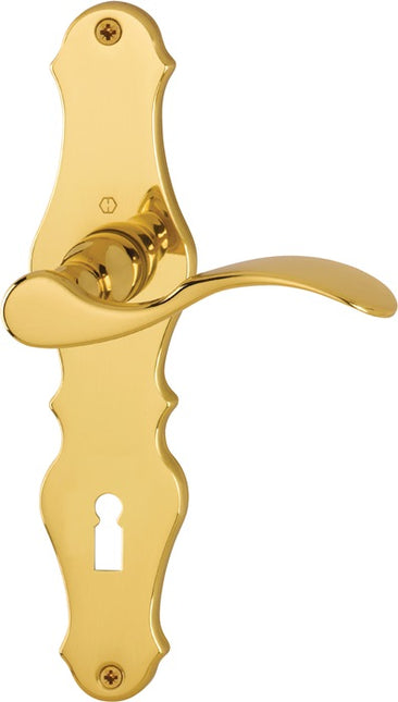 HOPPE set di rosette lunghe Weimar M112SLN/2007 ottone F71 ( 3000253091 )