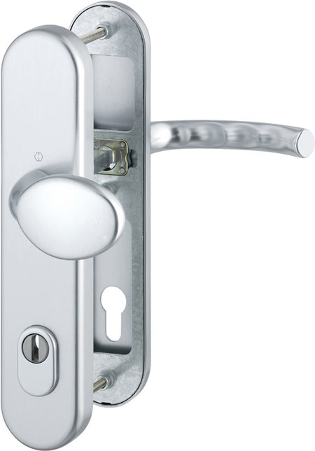 HOPPE Schutzgarnitur Tôkyô 76G/3332ZA/3410/1710 Aluminium F1 ( 3000203227 )