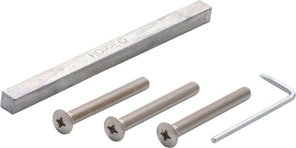 Kit de fixation HOPPE D/D goupille rapide 2410/3410 garnitures anti-poussoir 8 x 150 mm ( 3000209236 )