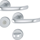 HOPPE Escutcheon set San Francisco 1301/42KV/42KVS Aluminium F1 ( 3000202002 )