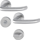 HOPPE Rosettengarnitur San Francisco E1301Z/42KV/42KVS Edelstahl F69 ( 3000202019 )