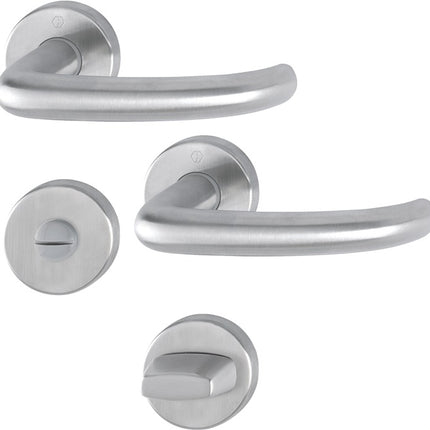 HOPPE Rosettengarnitur San Francisco E1301Z/42KV/42KVS Edelstahl F69 ( 3000202019 )