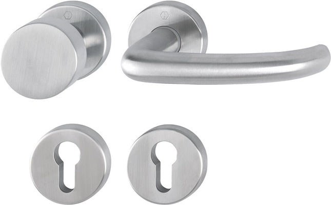 HOPPE Set di rosette San Francisco E58/42KV/42KVS/1301Z Acciaio inox F69 ( 3000202020 )