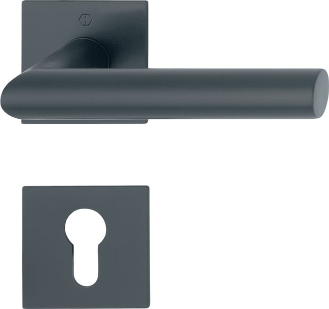 HOPPE Juego de escudos Amsterdam E1400Z/848N/848NS Acero inoxidable F9714M ( 3000209765 )