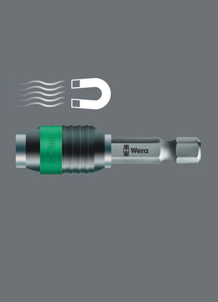 WERA Bithalter 889/4/1 K Rapidaptor 1/4 ″ F 6,3 1/4 ″ C 6,3 + E 6,3 ( 4000829607 )