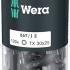 WERA paquete grande de puntas 867/1 Z 1/4 ″ T 30 Longitud 25 mm ( 4000822275 )