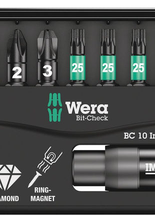 WERA Assortiment d'embouts Bit-Check 10 Impaktor 1 10 pièces ( 4000829046 )