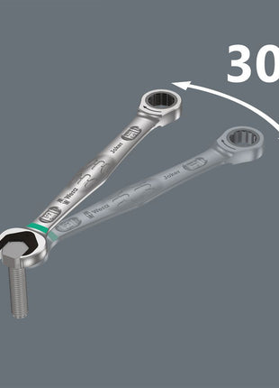 WERA Maulringratschenschlüssel Joker Schlüsselweite 10 mm Länge 159 mm ( 4000821466 )