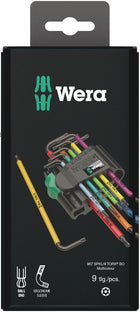 WERA juego de destornilladores angulares 967 SPKL 9 piezas T8 - T40 (4000825553)