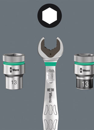 WERA Doppelmaulschlüssel 6002 Joker 10 x 13 mm Länge 167 mm ( 4000821454 )