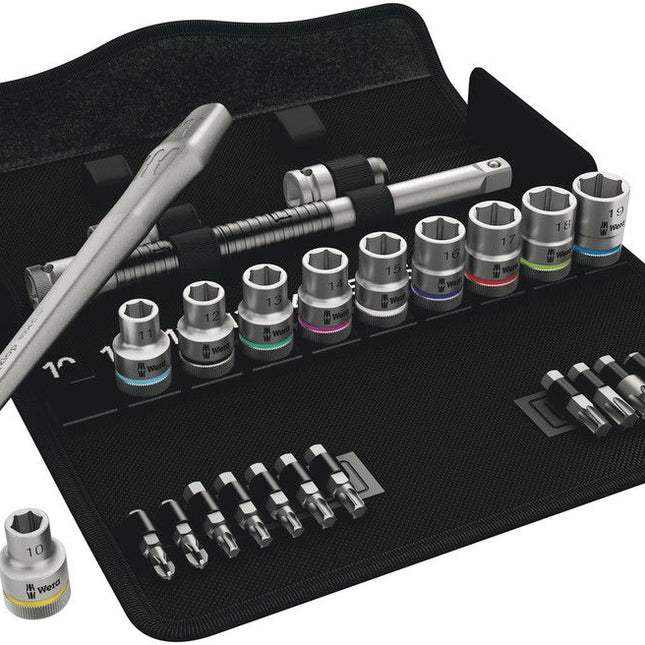 WERA Steckschlüsselsatz Zyklop Metal 28-teilig 1/2 ″ ( 4000821764 )