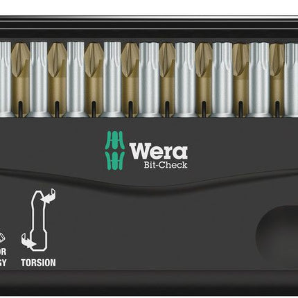 WERA Bit-Check 30 Wood 1 Set di punte da 30 pezzi ( 4000829033 )