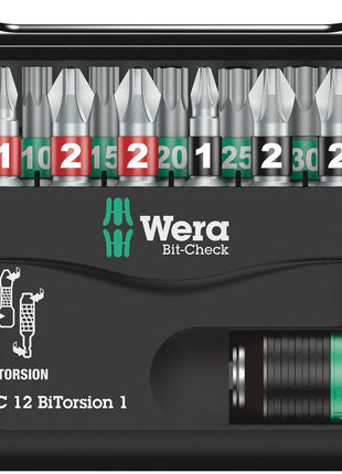 WERA Bitsortiment Bit-Check 12 BiTorsion 1 12-teilig ( 4000829019 )