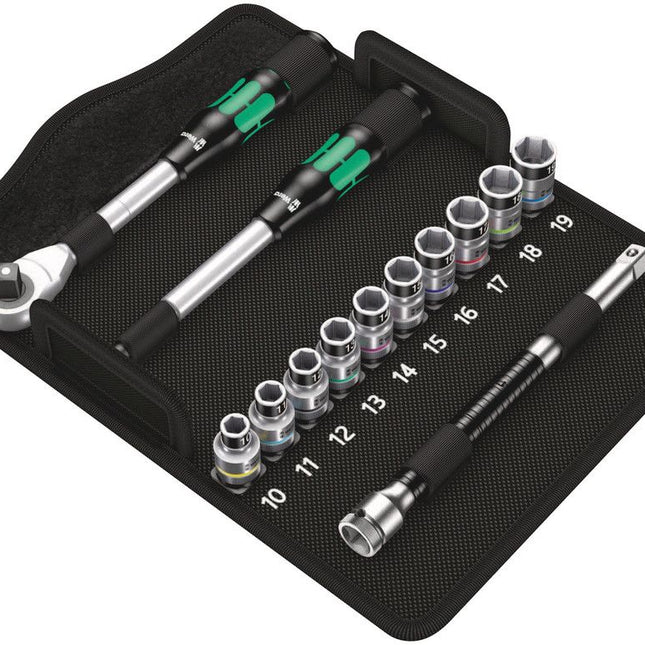 Zestaw kluczy nasadowych WERA 8006 SC 1 13-częściowy 1/2 ″ ( 4000821145 )