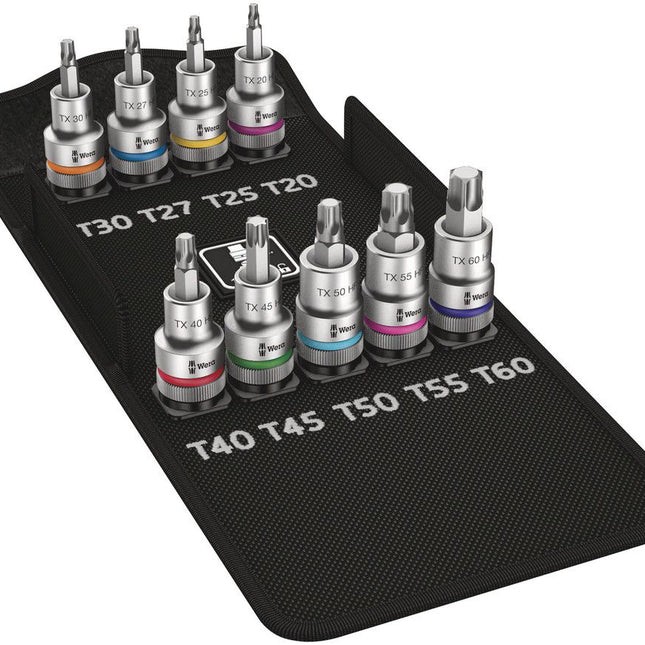 WERA socket spanner set 8767 C TX HF 1 9-piece ( 4000821148 )