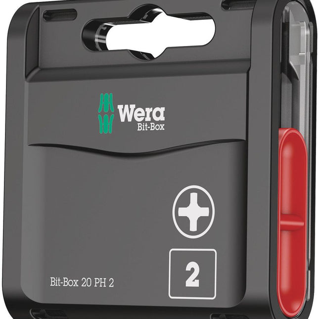 WERA duże opakowanie bitów 1/4 ″ PH 2 długość 25 mm ( 4000829006 )